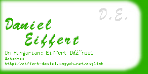 daniel eiffert business card